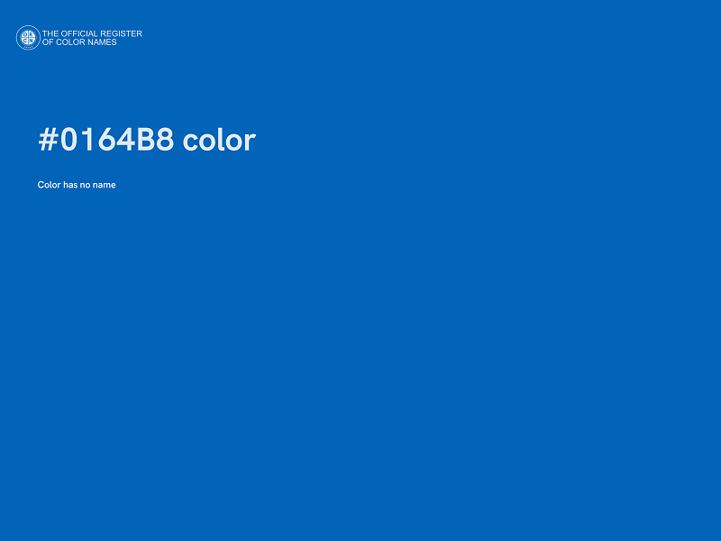 #0164B8 color image