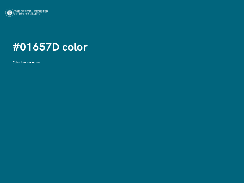 #01657D color image