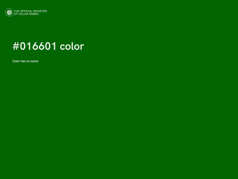 #016601 color image