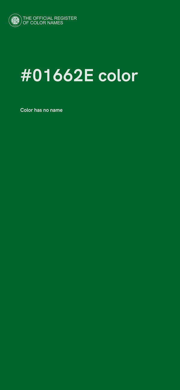 #01662E color image