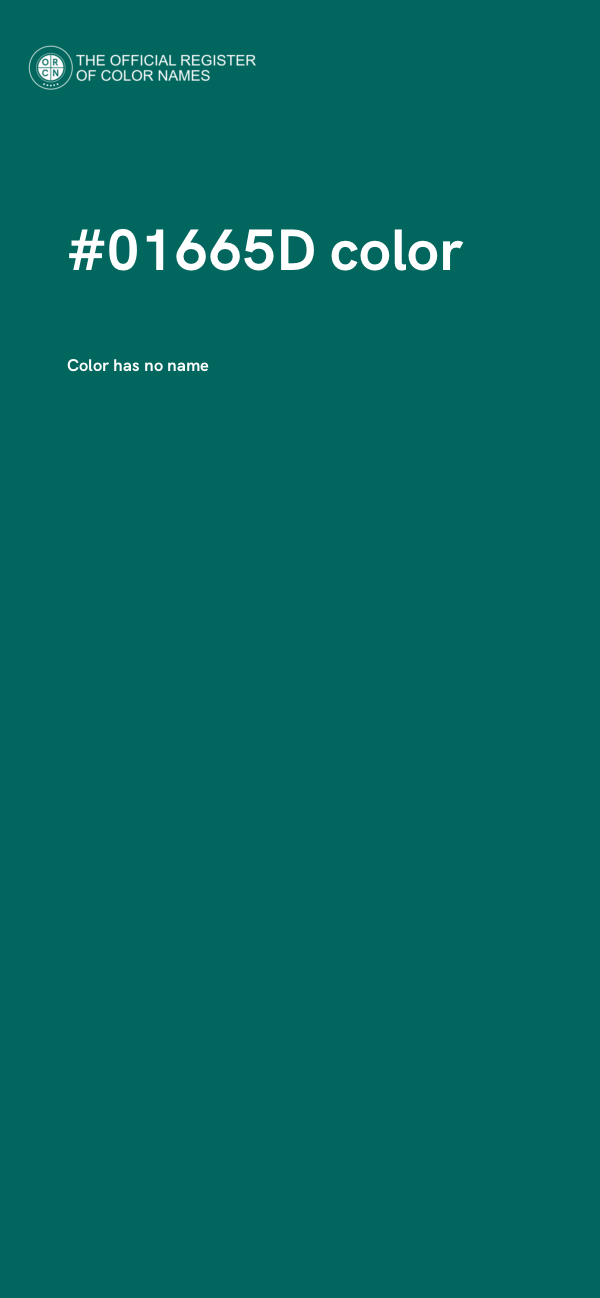 #01665D color image