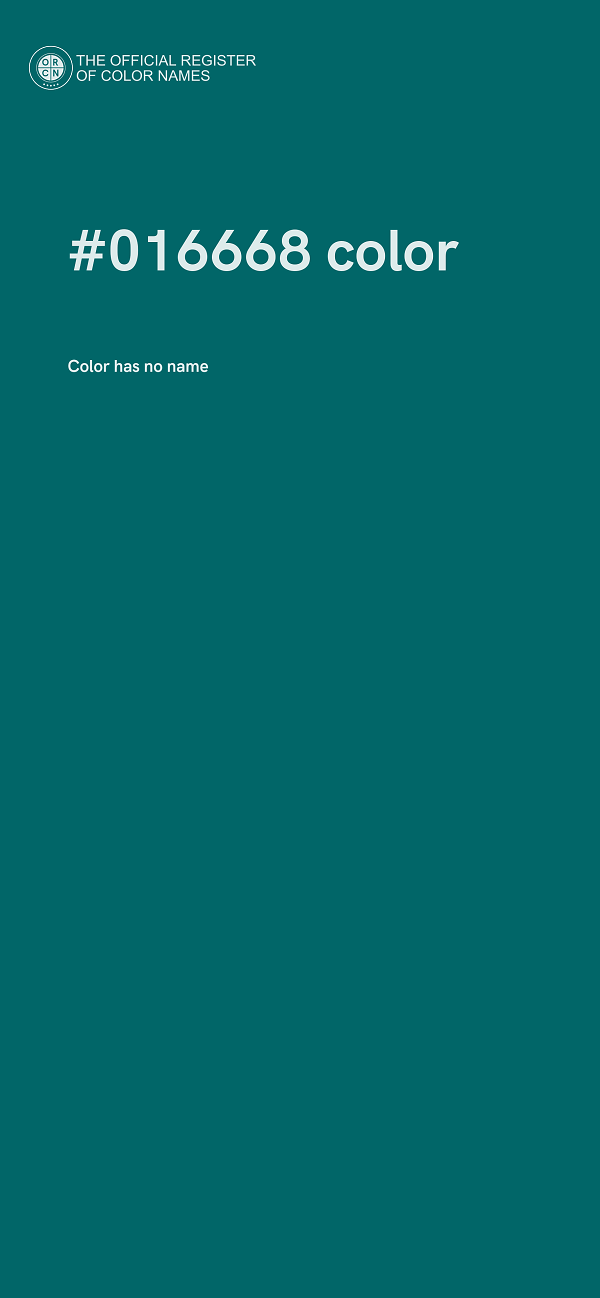 #016668 color image