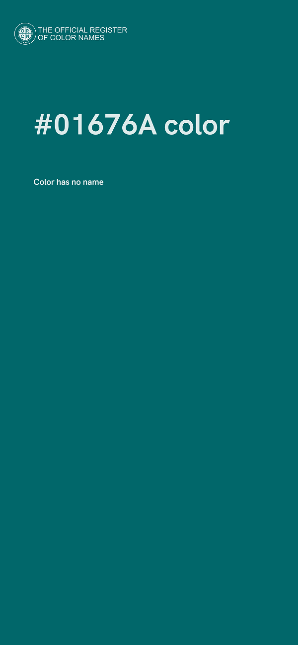 #01676A color image