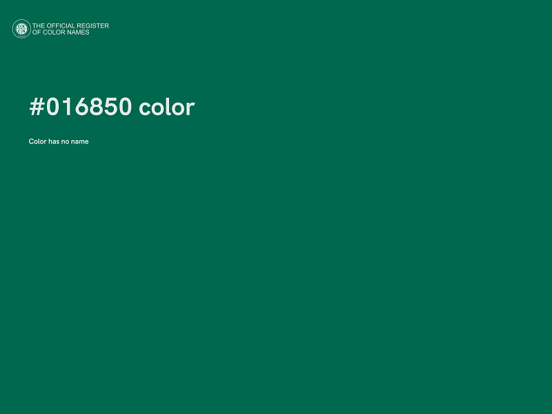#016850 color image