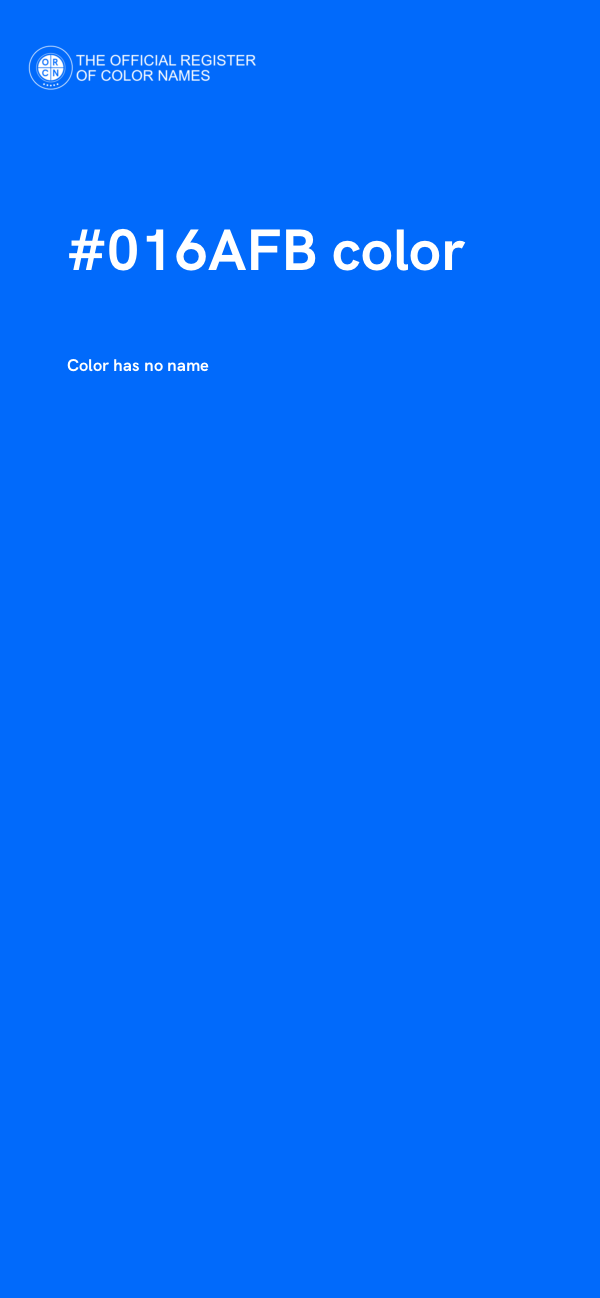 #016AFB color image