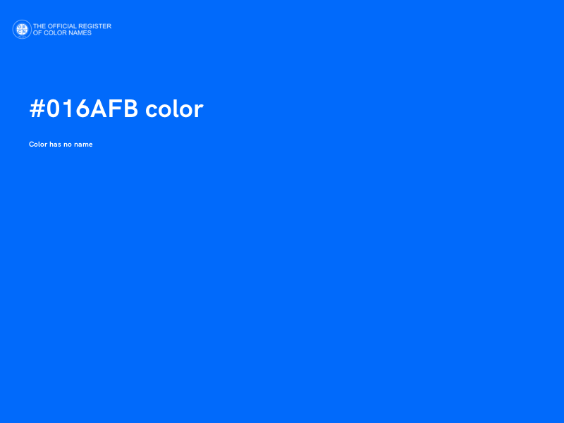 #016AFB color image