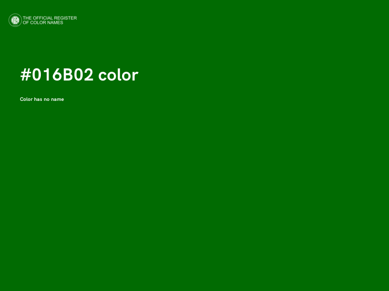 #016B02 color image