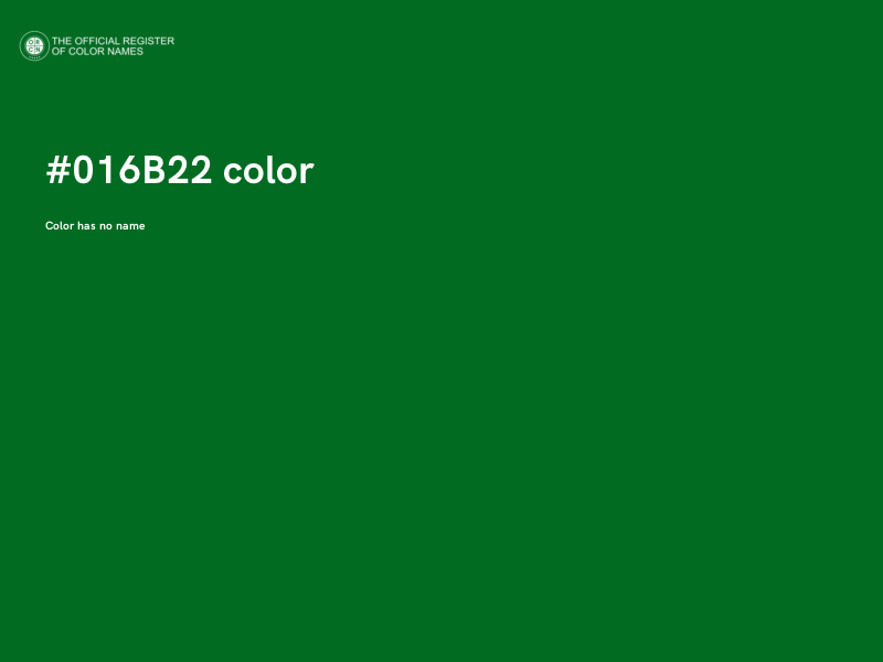 #016B22 color image