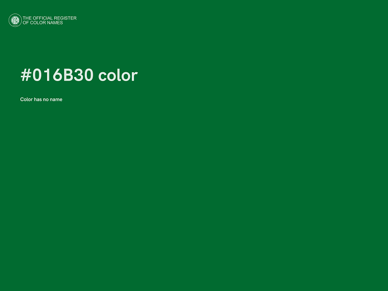 #016B30 color image