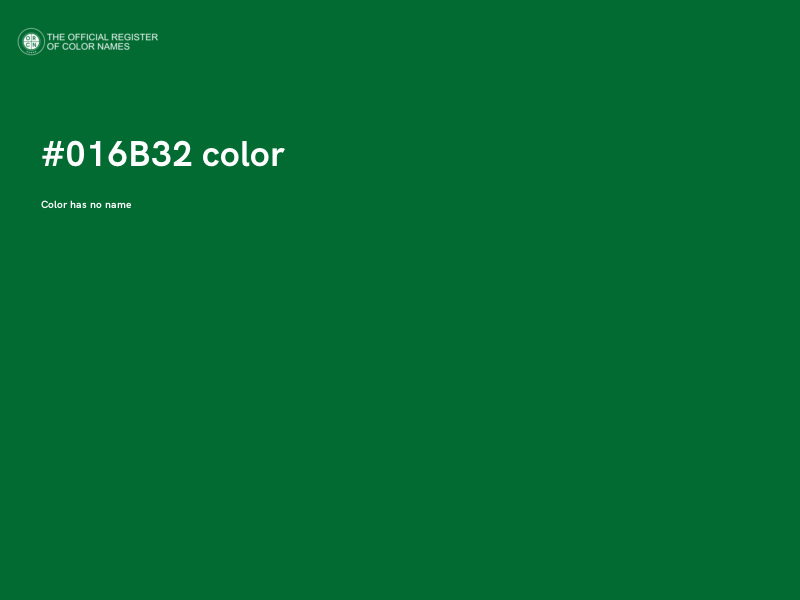 #016B32 color image