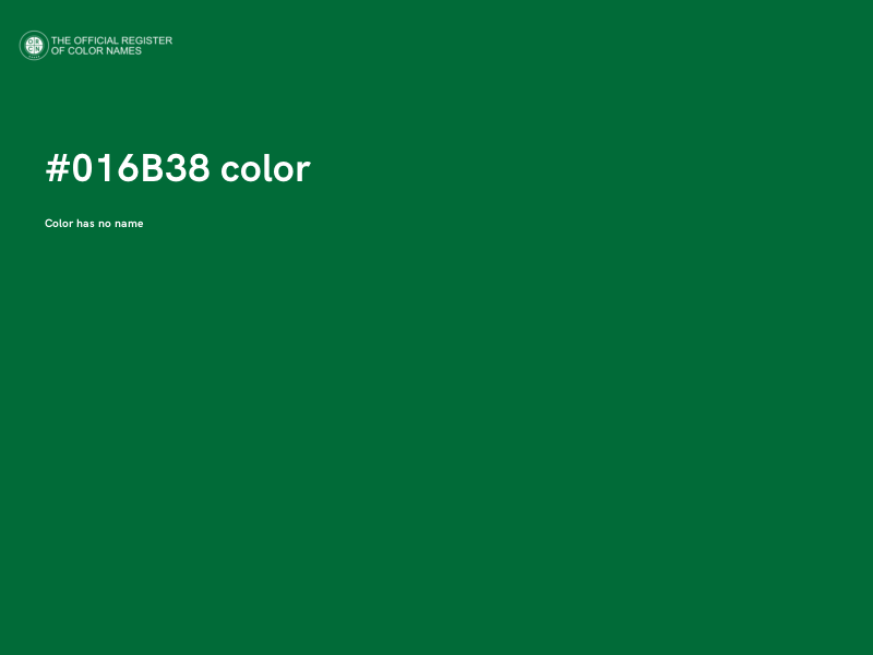 #016B38 color image