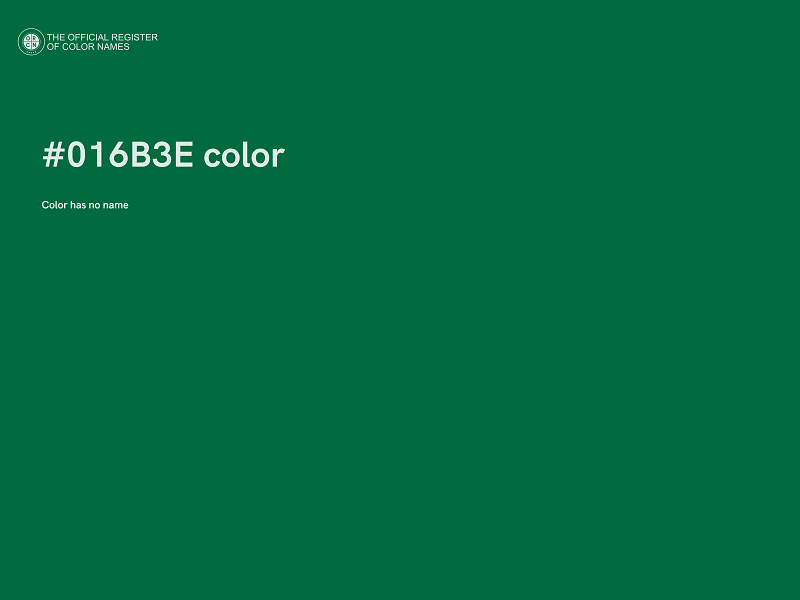 #016B3E color image
