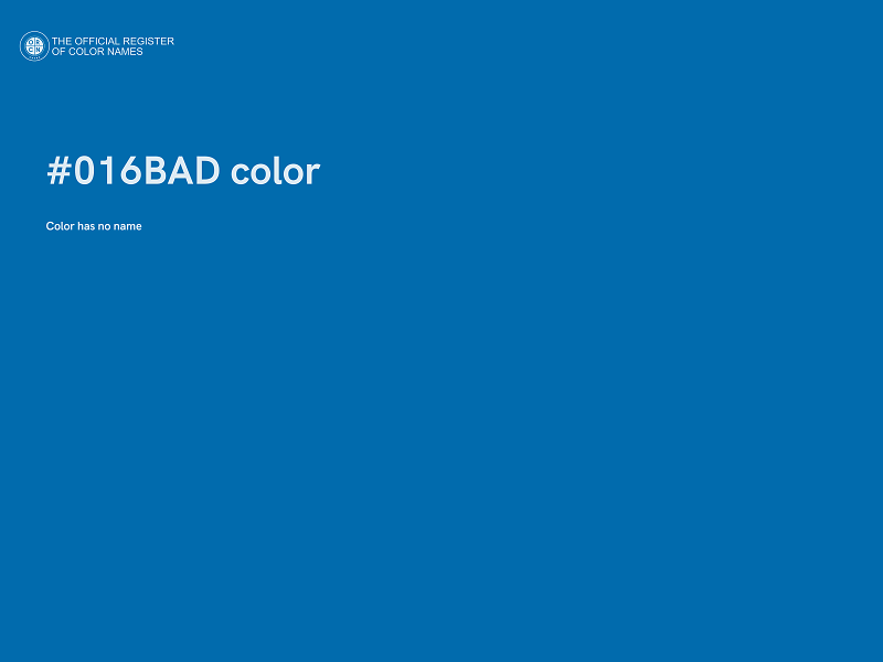 #016BAD color image