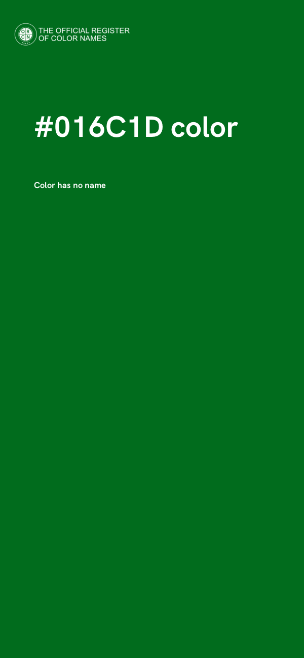 #016C1D color image