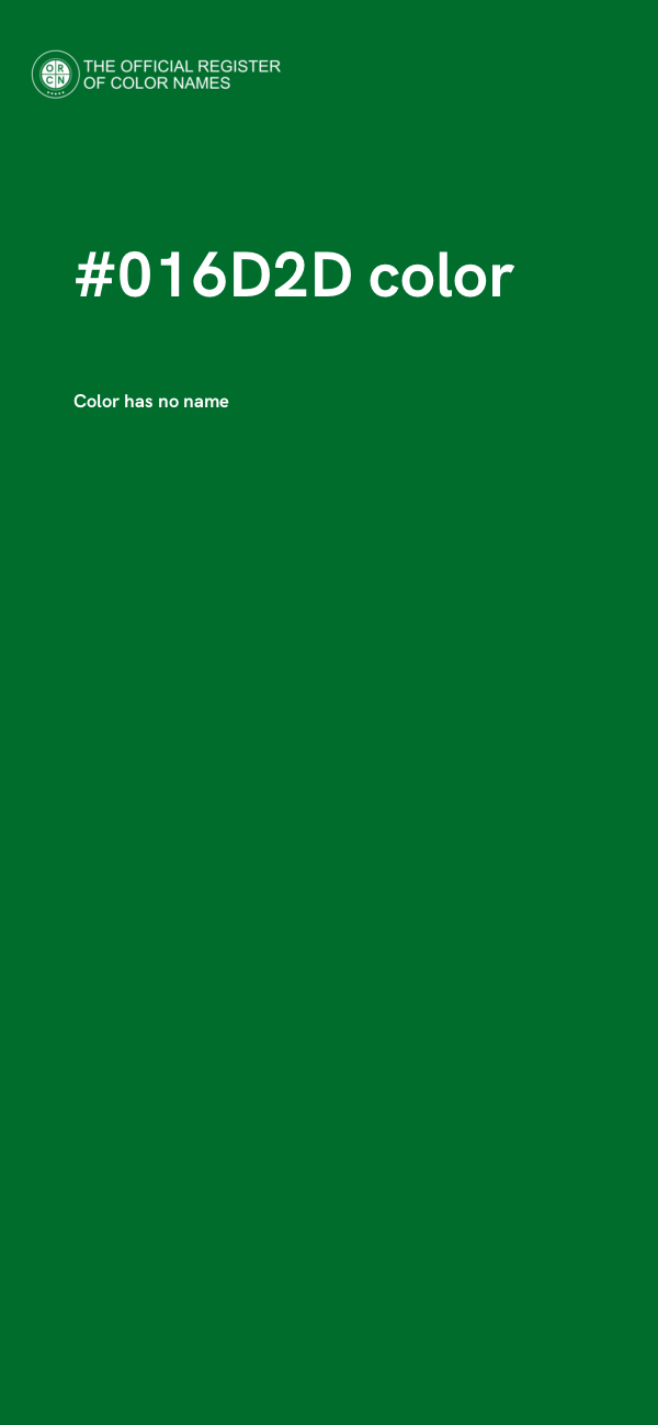 #016D2D color image