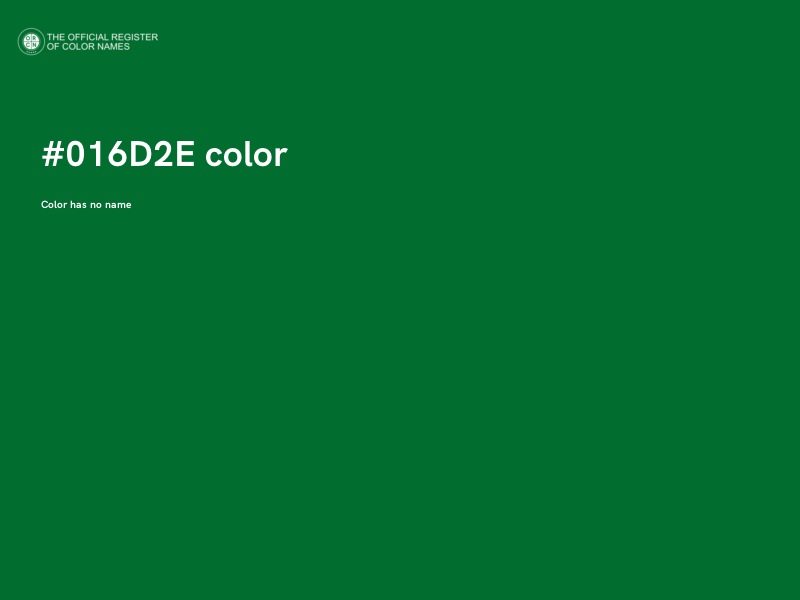 #016D2E color image