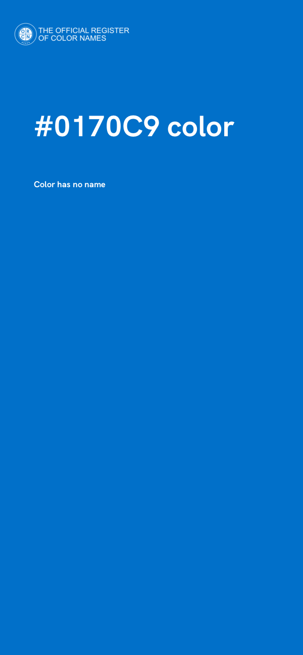 #0170C9 color image