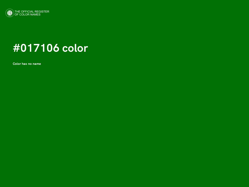 #017106 color image