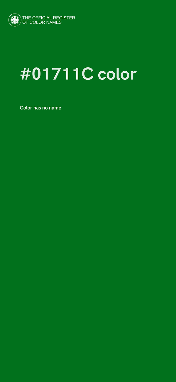 #01711C color image