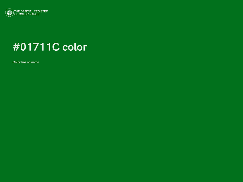 #01711C color image