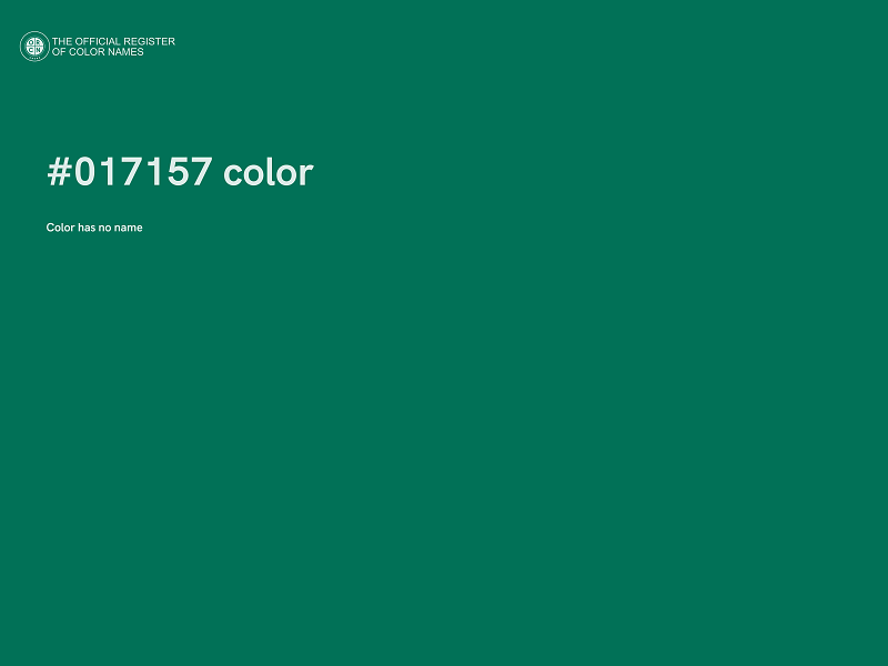 #017157 color image