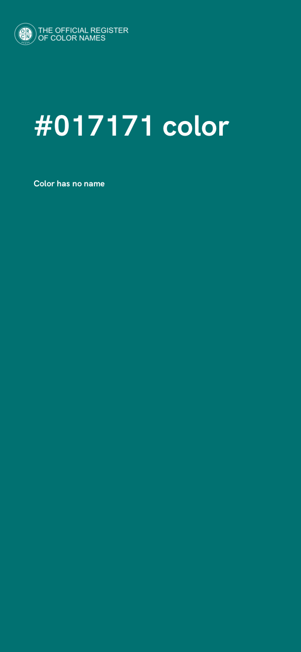 #017171 color image