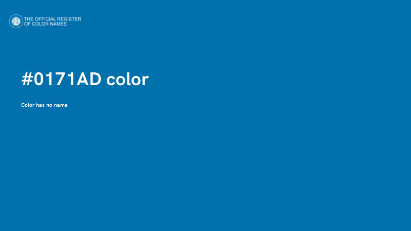 #0171AD color image