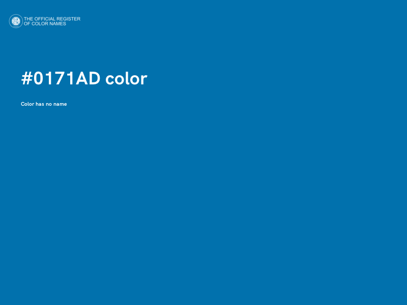 #0171AD color image