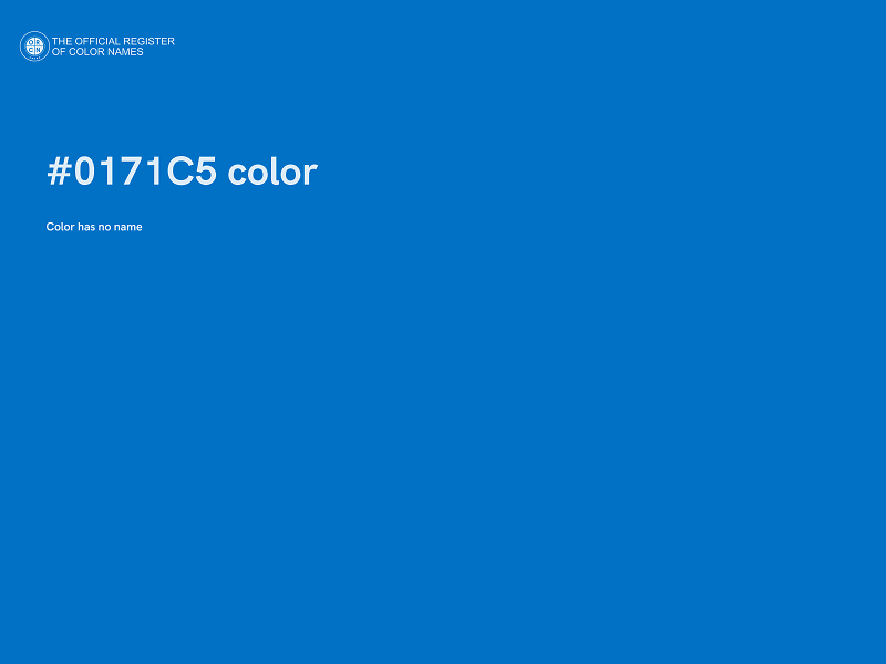 #0171C5 color image