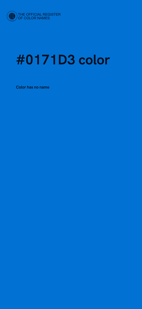#0171D3 color image