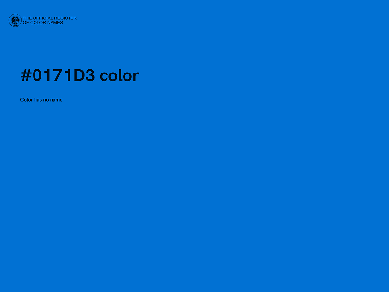 #0171D3 color image