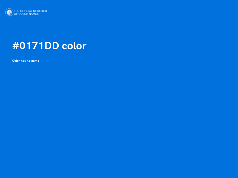 #0171DD color image