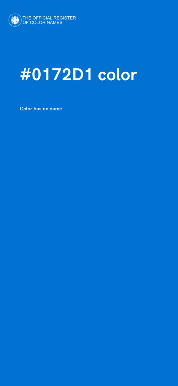 #0172D1 color image