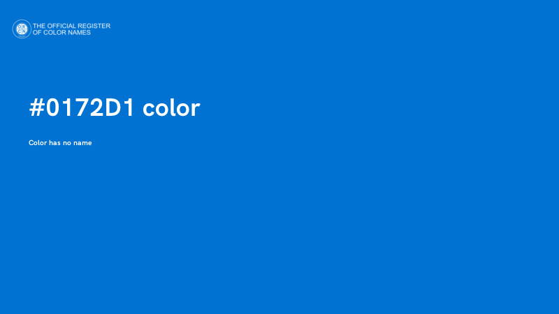 #0172D1 color image