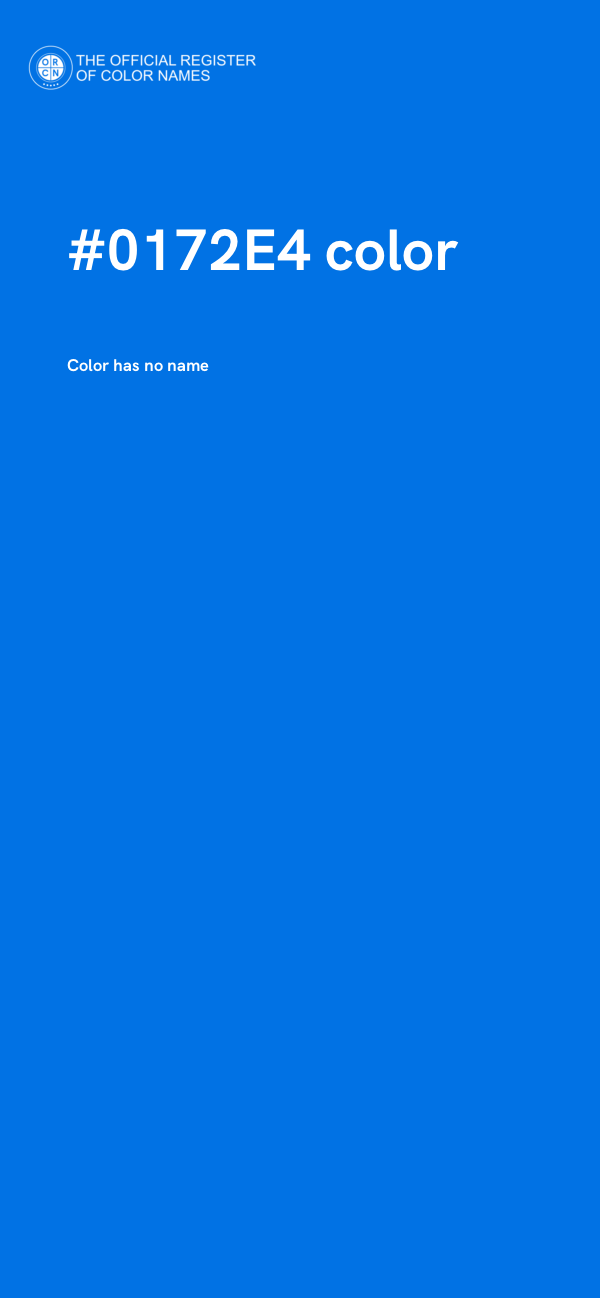 #0172E4 color image