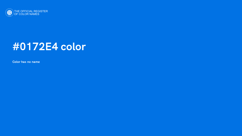 #0172E4 color image