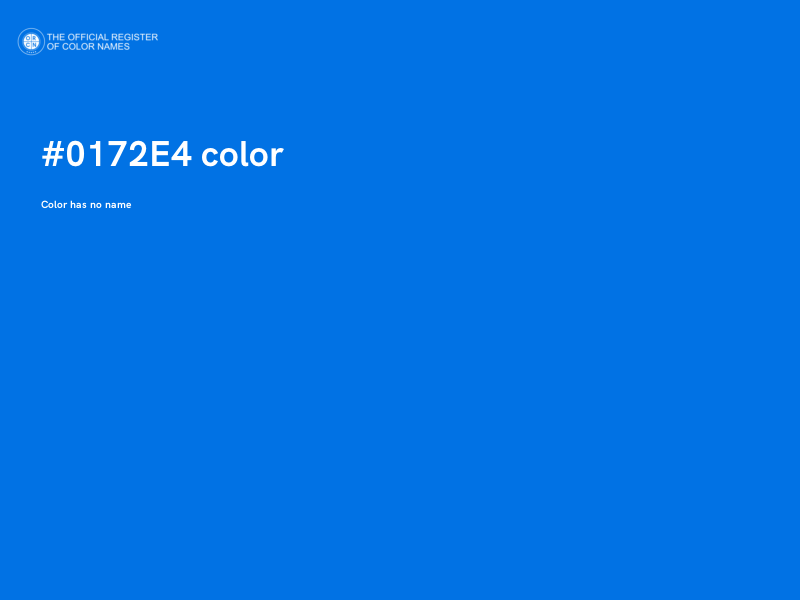 #0172E4 color image