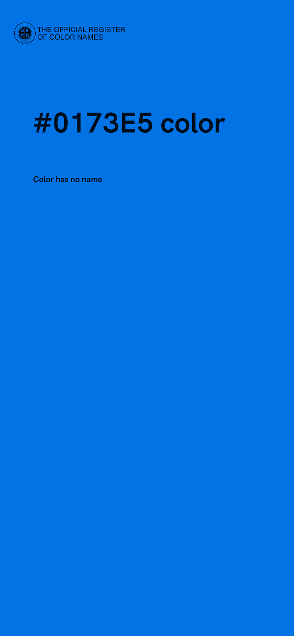 #0173E5 color image