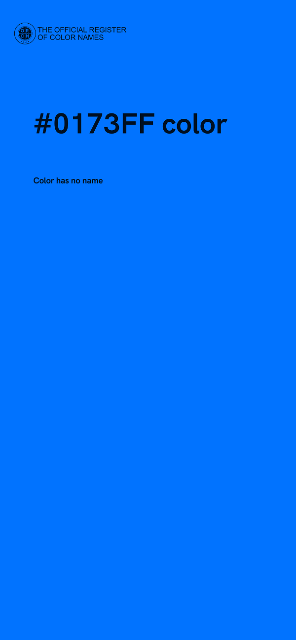 #0173FF color image