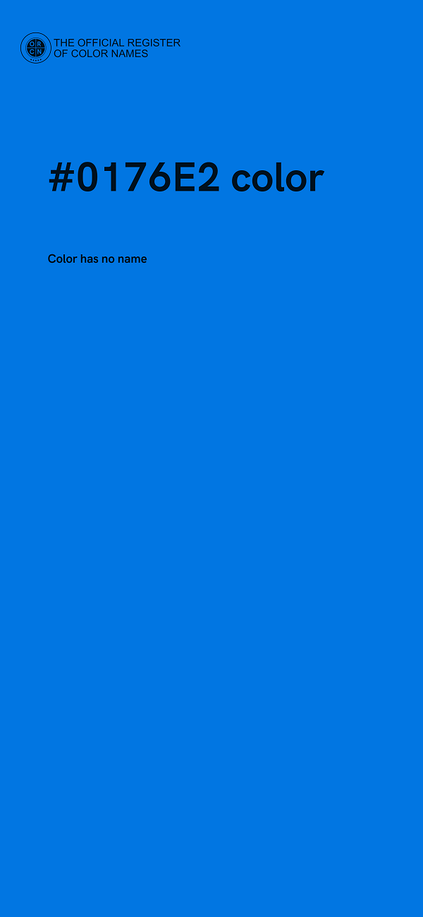 #0176E2 color image