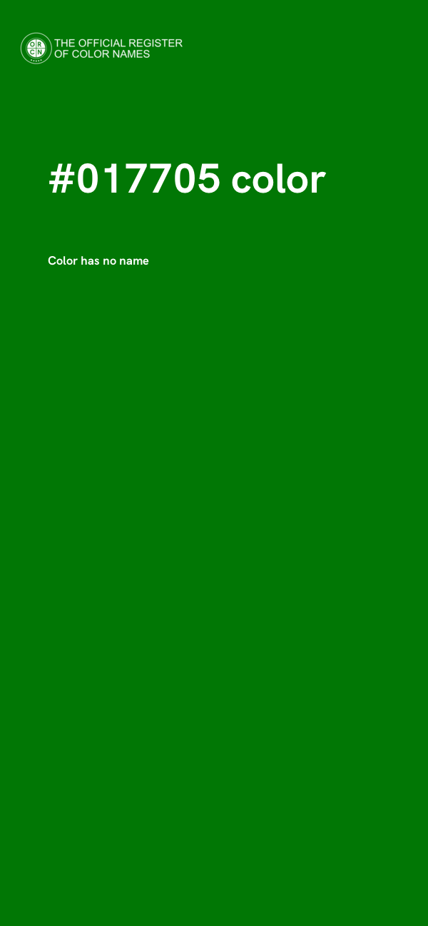 #017705 color image