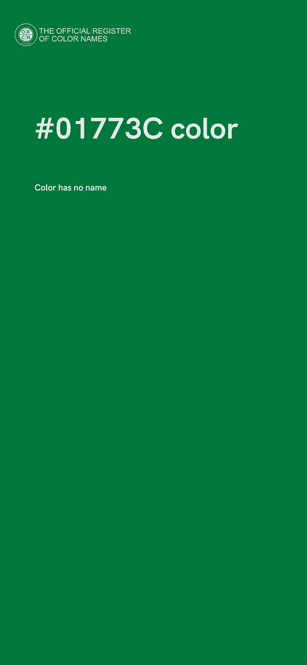 #01773C color image