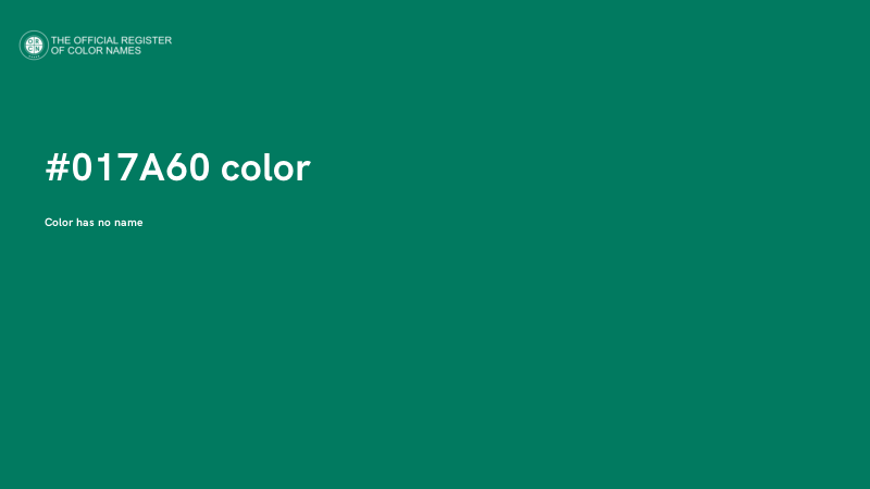 #017A60 color image