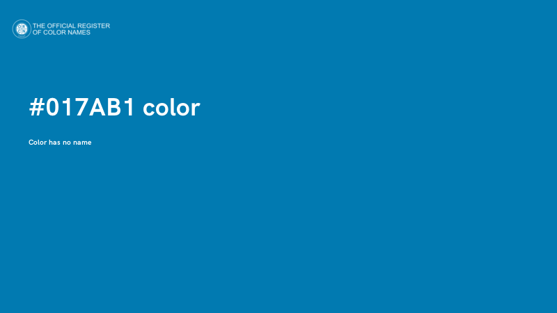 #017AB1 color image