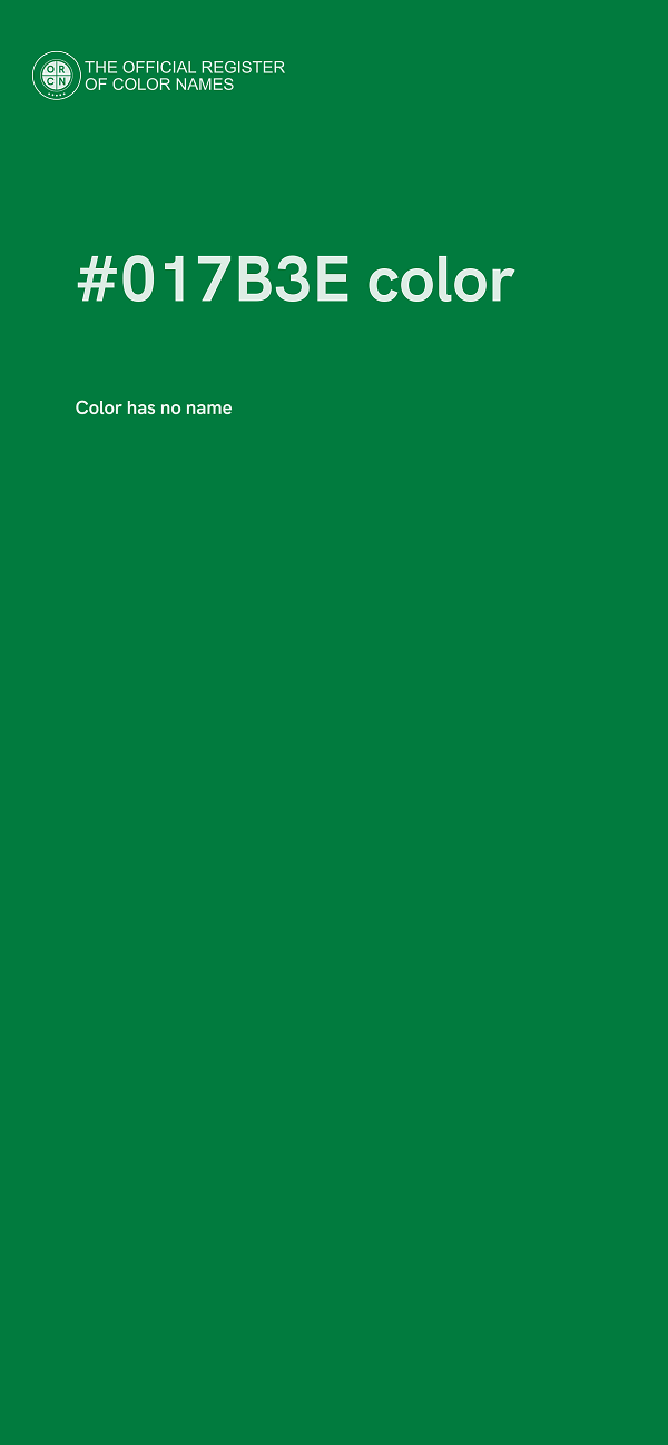 #017B3E color image