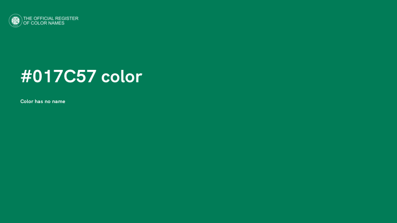 #017C57 color image