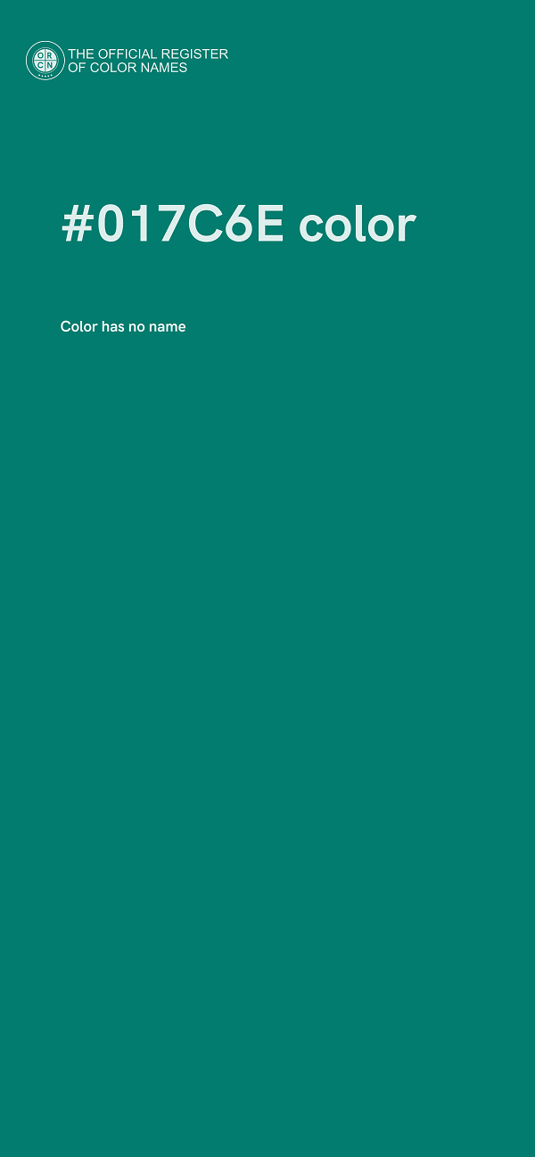 #017C6E color image