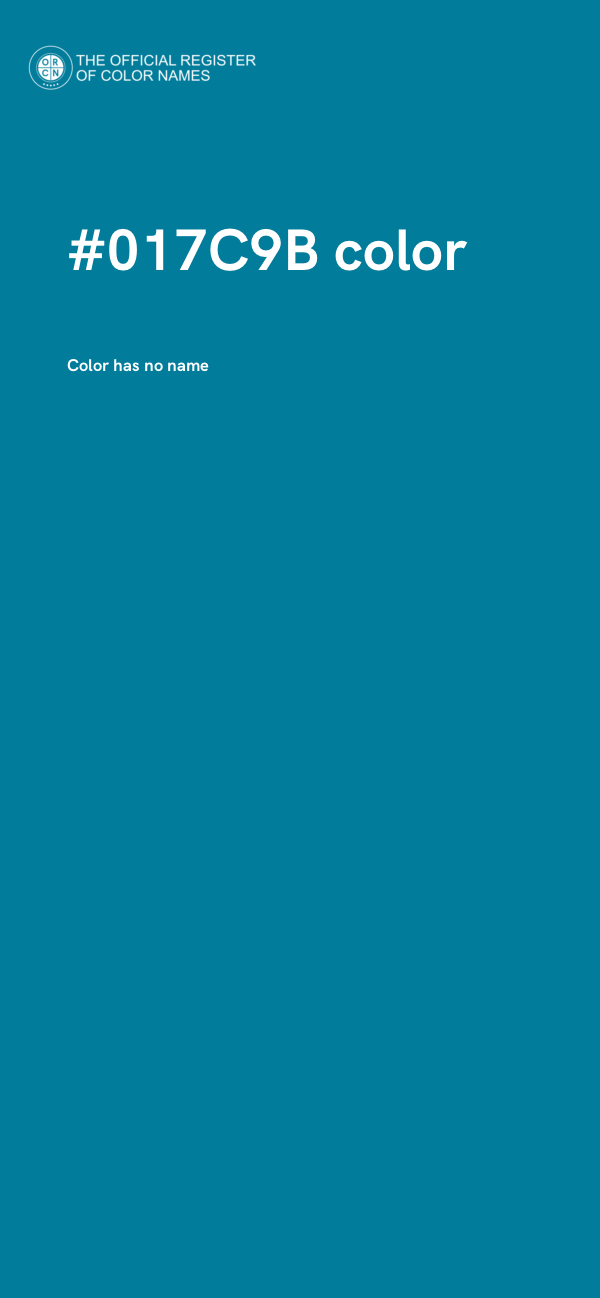 #017C9B color image