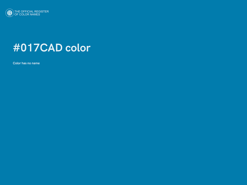 #017CAD color image