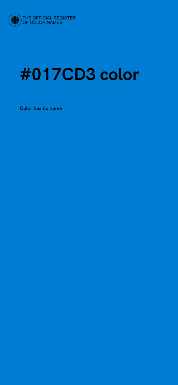 #017CD3 color image